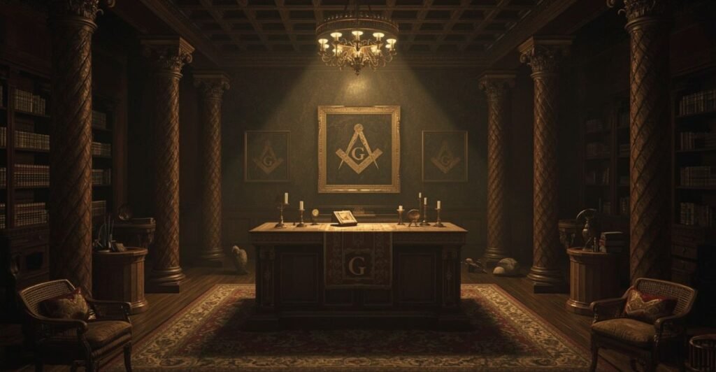 sala misteriosa da Maçonaria