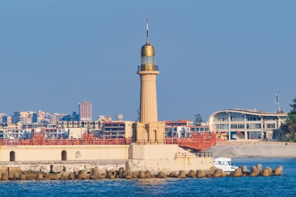 o farol atual, de Alexandria