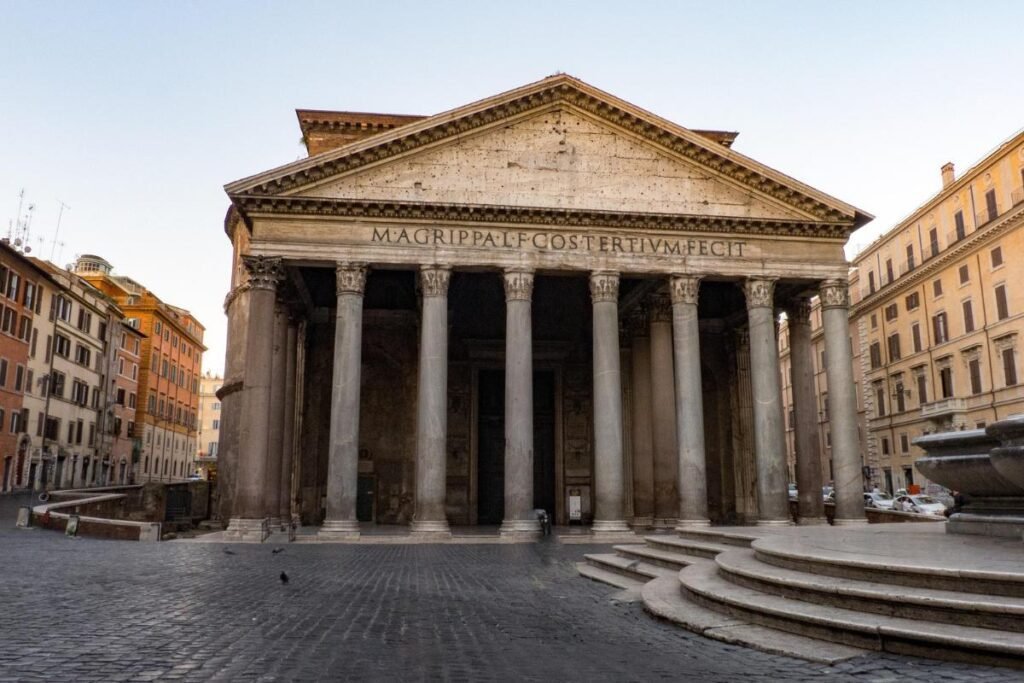 o edifício do Panteão de Roma
