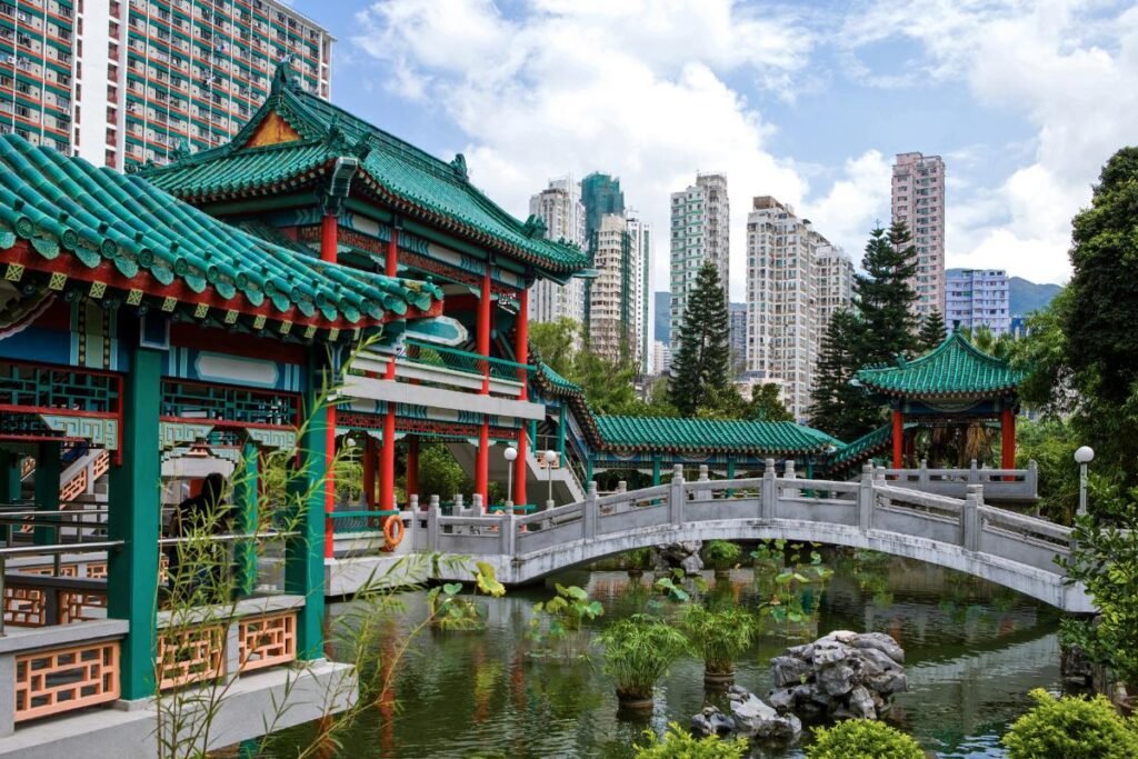 o magnífico templo de Wong Tai Sin