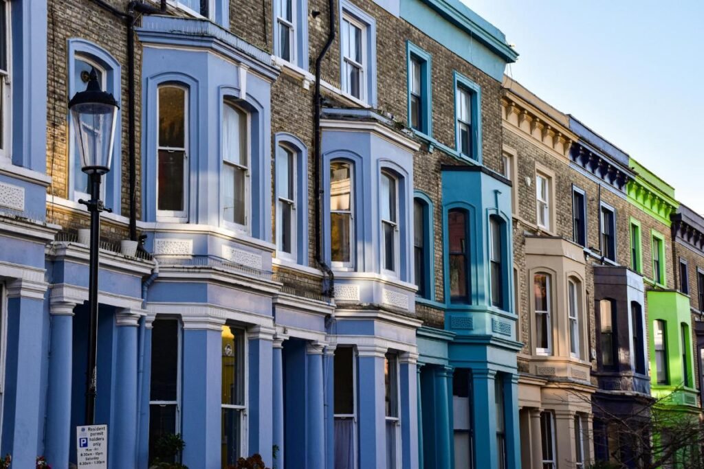 o romântico bairro de Notting Hill