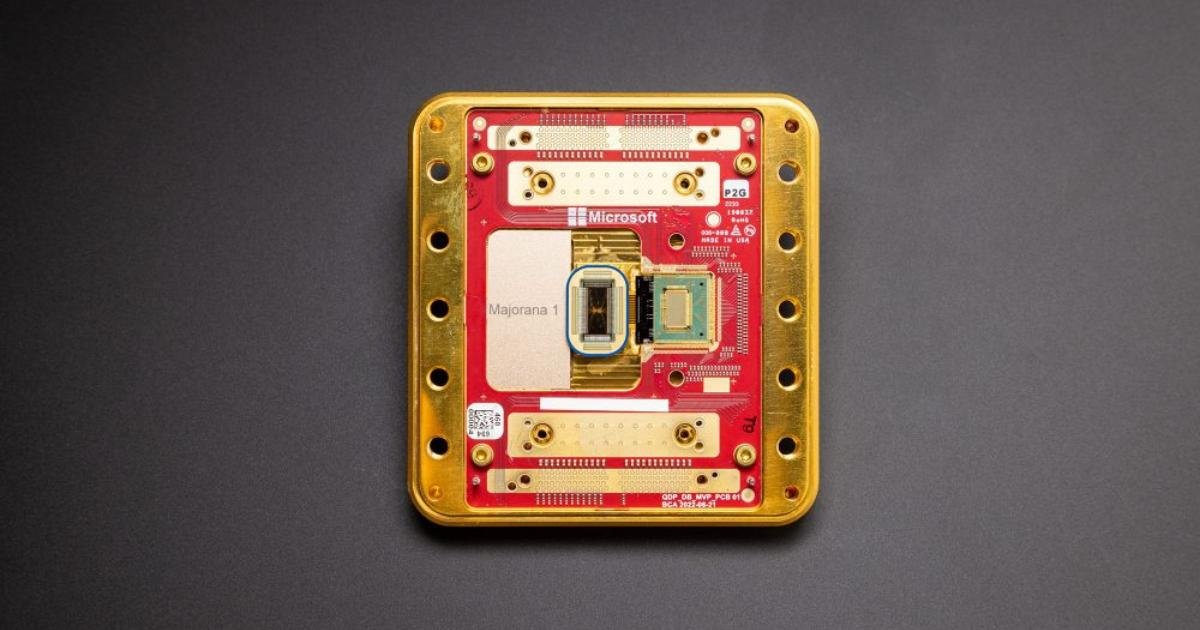 chip quântico Majorana 1, a nova tecnologia da Microsoft