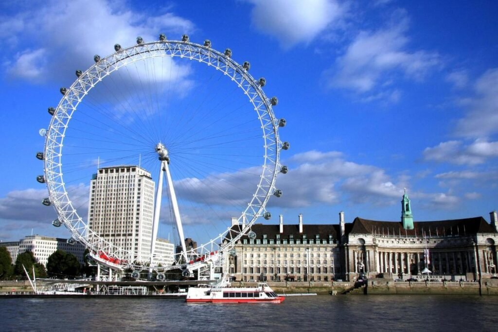 a roda-gigante London Eye