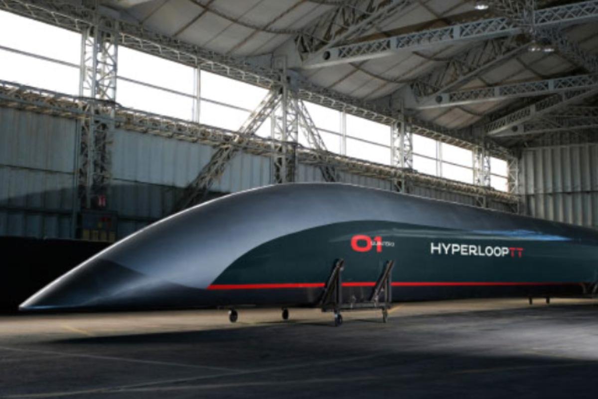protótipo do projeto Hyperloop