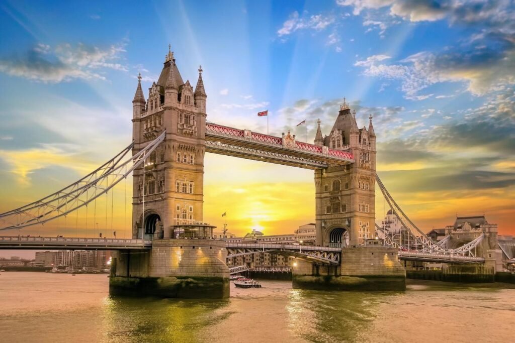 a icônica Tower bridge