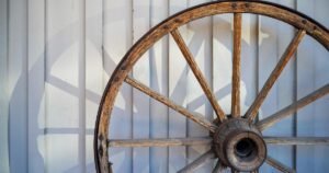 um modelo rudimentar, a roda de carroça