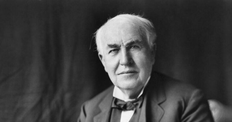 o inventor Thomas Edison