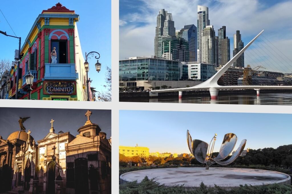 diversidade arquitetônica e cultural dos bairros de Buenos Aires