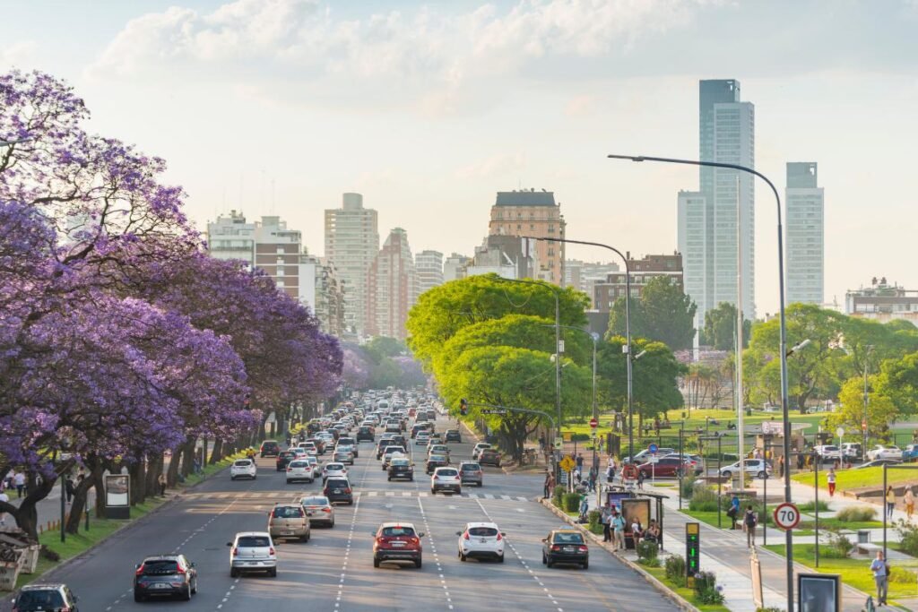a primavera na cidade de Buenos Aires