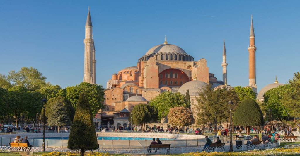 uma mesquita em Istambul