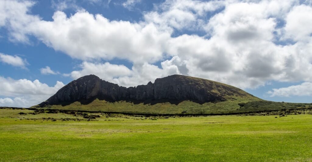 o vulcão Rano Raraku