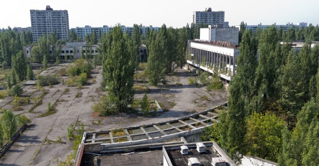 cidade de Pripyat, na Ucrânia