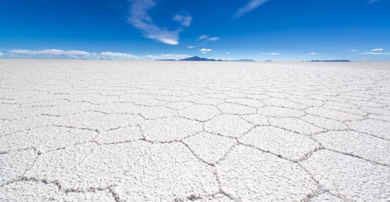 salar de Uyuni na Bolívia